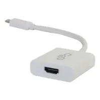 Bilde av C2G USB 3.1 USB C to HDMI Audio/Video Adapter - USB Type C to HDMI White - Ekstern videoadapter - USB 3.1 - HDMI - hvit PC-Komponenter - Skjermkort & Tilbehør - USB skjermkort