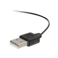 Bilde av C2G USB Charging Y Cable - USB-strømkabel - Micro-USB type B (kun strøm) hann til USB (kun strøm) hann - 25 cm - svart PC tilbehør - Kabler og adaptere - Datakabler