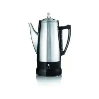Bilde av C3 Basic Percolator, 0,8 l, Malt kaffe, 500 W, Rustfritt stål Kjøkkenapparater - Kaffe - Kaffemaskiner