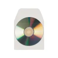 Bilde av CD-lomme DJOIS med flap, pakke a 10 stk. Arkivering - Tilbehør - Selvklebende lommer