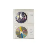 Bilde av CD-lommer til ringbind, plads til 4 CD'er, A4 PC-Komponenter - Harddisk og lagring - Lagringsmedium