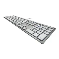 Bilde av CHERRY KC 6000 SLIM - Tastatur - USB - USA - tastsvitsj: CHERRY SX - sølv PC & Nettbrett - PC tilbehør - Tastatur