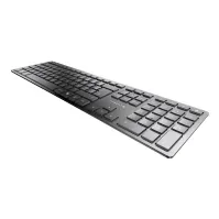 Bilde av CHERRY KW 9100 SLIM - Tastatur - trådløs - 2.4 GHz, Bluetooth 4.0 - Fransk - tastsvitsj: CHERRY SX - svart, sølv PC & Nettbrett - PC tilbehør - Tastatur