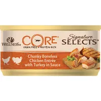 Bilde av CORE Sig.Selects Chunky Boneless Chicken Entrée w/Turkey 79g - (24 pk/ps) Kjæledyrmerker - For - KJERNE