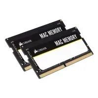 Bilde av CORSAIR Mac Memory - DDR4 - sett - 16 GB: 2 x 8 GB - SO DIMM 260-pin - 2666 MHz / PC4-21300 - CL18 - 1.2 V - ikke-bufret - ikke-ECC PC-Komponenter - RAM-Minne