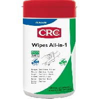 Bilde av CRC Wipes rengjøringsservietter Alt-i-1, antibakteriell, 50 stk. Backuptype - Beslag