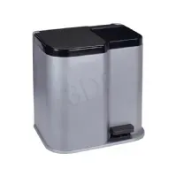 Bilde av CURVER 234471 pedal garbage can for waste separation (silver color) Rengjøring - Avfaldshåndtering - Bøtter & tilbehør