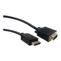 Bilde av Cablexpert - Adapterkabel - DisplayPort (han) til HD-15 (VGA) (han) - DisplayPort 1.1 - 1.8 m - sort PC tilbehør - Kabler og adaptere - Adaptere