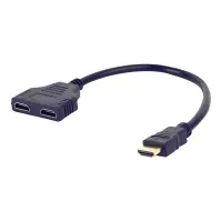 Bilde av Cablexpert DSP-2PH4-04 - HDMI-splitter - HDMI plugg til HDMI beholder - skjermet - passiv PC tilbehør - Kabler og adaptere - Videokabler og adaptere