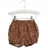 Bilde av Caramel Flowers Wheat Nappy Pants Ruffles Shorts - Babyklær