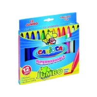 Bilde av Carioca Jumbo tusj 12 farger bls CARIOCA - 134328 Hobby - Kunstartikler - Markører