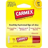 Bilde av Carmex Lip Balm Classic Stick SPF15 - 4,2 g Sminke - Lepper - Leppepleie
