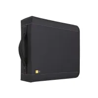 Bilde av Case Logic CDW 224 - Lomme for CD/DVD-plater - 224 plater - nylon - svart PC-Komponenter - Harddisk og lagring - Medie oppbevaring