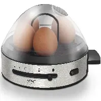 Bilde av Caso E7 Eggekoker, 7 egg, Stål/Svart Eggkoker