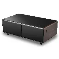 Bilde av Caso Sound&Cool sofabord med høyttaler & kjøleskap, brun Bord
