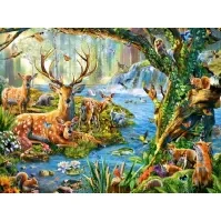 Bilde av Castorland Forest Life, 500 stykker, Flora og fauna, 9 år Leker - Spill - Gåter