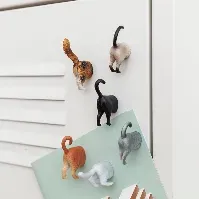 Bilde av Cat Butt Magnets Set Of 6 - Gadgets