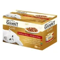 Bilde av Cat Canned Food Gourmet Gold With Meat 4 Kjæledyr - Katt - Kattefôr