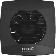 Bilde av Cata UC-10 baderomsvifte, timer, Ø100 mm, sort Baderom > Innredningen