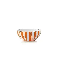 Bilde av Cathrineholm Bolle Stripete Orange 14 cm Hjem og hage - Kjøkken og spisestue - Servise og bestikk - Serveringsartikler - Punchboller