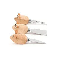 Bilde av Cheese Knives Mice Set Of 3 (CHS08) - Gadgets