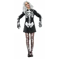 Bilde av Ciao - Adult Costume - Lady Skeleton (62142) - Gadgets