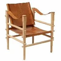 Bilde av Cinas - Safari Chair - Bamboo and cognac leather (3155062) - Hjemme og kjøkken