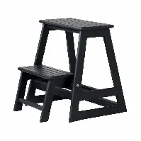 Bilde av Cinas - Skala stepladder and stool, 2 steps - Black (5074022) - Hjemme og kjøkken