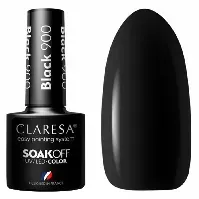 Bilde av Claresa Nail Polish Hybrid Soak Off Black900 5ml Sminke - Negler - Neglelakk
