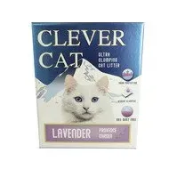 Bilde av Clever Cat kattegrus Lavendel 10 L Kjæledyr - Katt - Kattesand og annet søppel