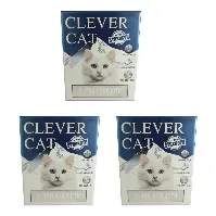 Bilde av Clever cat - 3x Cat litter x-strong 6 ltr. - Kjæledyr og utstyr