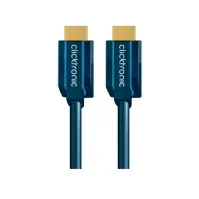 Bilde av ClickTronic 10m High Speed HDMI, 10 m, HDMI Type A (Standard), HDMI Type A (Standard), 4,95 Gbit/s, Blå PC tilbehør - Kabler og adaptere - Videokabler og adaptere