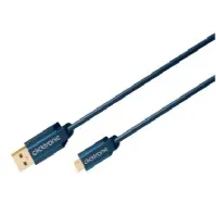 Bilde av ClickTronic 1m USB 2.0 A-mini B m/m, 1 m, USB A, Mini-USB B, USB 2.0, Hankjønn/hankjønn, Blå PC tilbehør - Kabler og adaptere - Datakabler