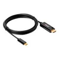 Bilde av Club 3D - Adapterkabel - HDMI hann til 24 pin USB-C hann - 1.8 m - aktiv, 4 K 60 Hz (4096 x 2160) støtte PC tilbehør - Kabler og adaptere - Adaptere