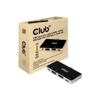 Bilde av Club 3D USB Type C 4-in-1 Hub - Dokkingstasjon - USB-C - HDMI PC & Nettbrett - Bærbar tilbehør - Portreplikator og dokking