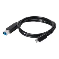 Bilde av Club 3D - USB-kabel - 24 pin USB-C (hann) til USB Type B (hann) - USB 3.1 Gen 2 - 30 V - 3 A - 1 m PC tilbehør - Kabler og adaptere - Datakabler