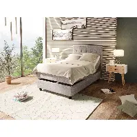 Bilde av Comfort regulerbar seng 120x200 - lys grå