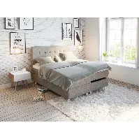 Bilde av Comfort regulerbar seng 160x200 - beige