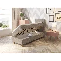 Bilde av Comfort seng med oppbevaring 80x200 - beige
