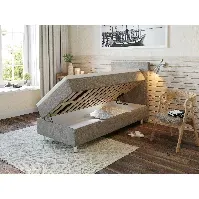 Bilde av Comfort seng med oppbevaring 90x200 - beige
