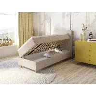 Bilde av Comfort seng med oppbevaring 90x200 - sand