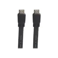 Bilde av Connectech Good Quality - High Speed - HDMI-kabel med Ethernet - HDMI hann til HDMI hann - 10 m - flat PC tilbehør - Kabler og adaptere - Videokabler og adaptere