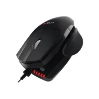 Bilde av Contour Unimouse - Mus - ergonomisk - infrarød - 7 knapper - kablet - USB - svart, rød PC tilbehør - Mus og tastatur - Mus & Pekeenheter