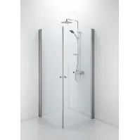 Bilde av Contura Shower Space dusjdør, 57 cm, klart glass, aluminium profil Baderom > Dusjen