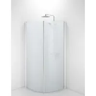 Bilde av Contura Shower Space dusjdør, 62,3 cm, frostet glass, hvit profil Baderom > Dusjen