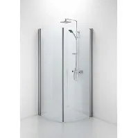 Bilde av Contura Shower Space dusjdør, 72,3 cm, klart glass, aluminium profil Baderom > Dusjen
