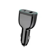 Bilde av CoreParts - Bilstrømadapter - 63 watt - 5 A - Fast Charge, PD, QC 3.0 - 2 utgangskontakter (USB-type A, 24 pin USB-C) - svart Tele & GPS - Batteri & Ladere - Billader