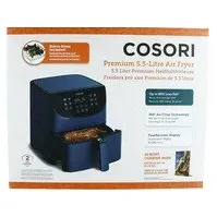 Bilde av Cosori Premium Air Fryer CP158-AF-RXL - 5,5 Liter - Blå Kjøkkenapparater - Kjøkkenmaskiner - Air fryer