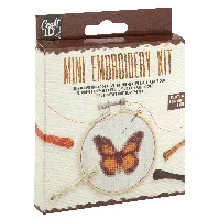 Bilde av Craft ID - Mini embroidery kit - Butterfly (CR1710) - Leker