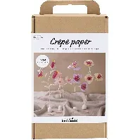 Bilde av Craft Kit - Crepe Paper - Flower Pastel colours (977666) - Leker